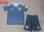 26-27 Newcastle United Away Blue Kids/Youth Soccer Uniform