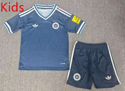 26-27 Newcastle United Away Blue Kids/Youth Soccer Uniform