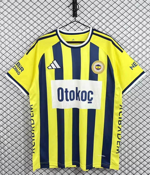 psc (2) 2026-27 Fenerbahçe Home Yellow Soccer Jersey AAA - Image 1