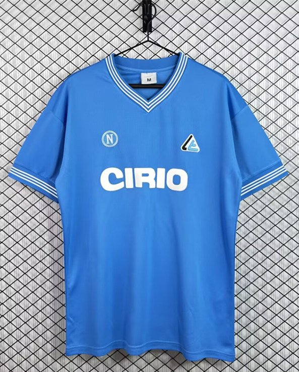psc (2) 1984-85 Retro Napoli Home Blue Soccer Soccer Jersey AAA - Image 1