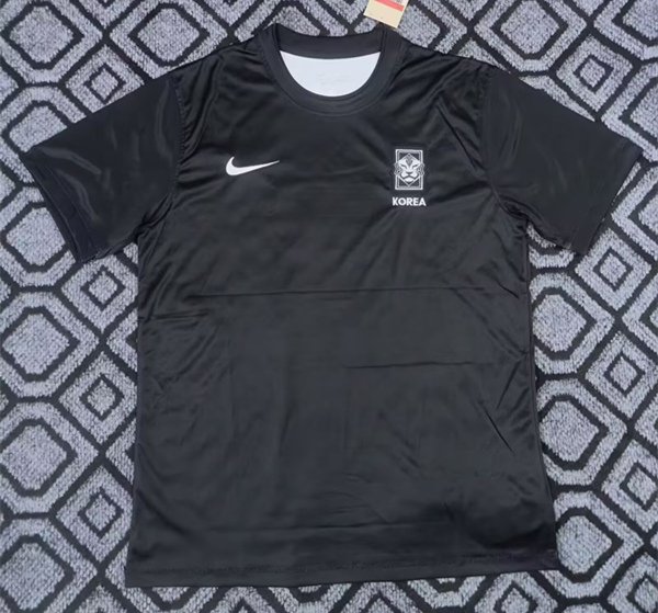 psc (2) 2026-2027 Korea Black Training Soccer Jersey AAA - Image 1