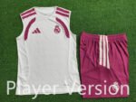 Player version 2026-27 Real Madrid White Vest Soccer Uniform
