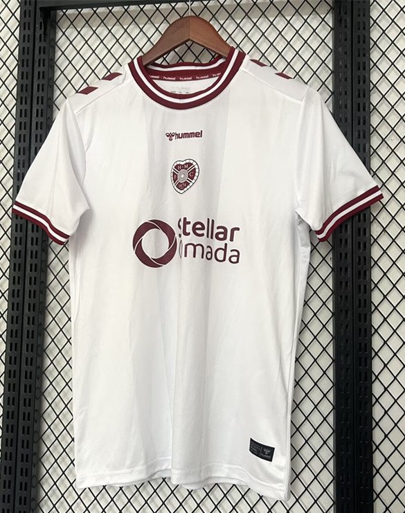 psc (3) 2026-27 Heart of Midlothian Away White Soccer Jersey AAA - Image 1