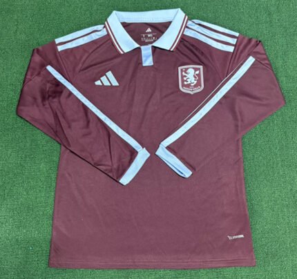 2026-2027 Aston Villa Home Red Soccer Long sleeves Jersey AAA