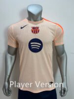 Player version 26-27 Barcelona Light Orange Soccer Jersey AAA