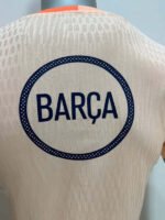 Player version 26-27 Barcelona Light Orange Soccer Jersey AAA - Image 3