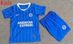 2026-2027 Brighton Home Blue kids/youth  Soccer uniform
