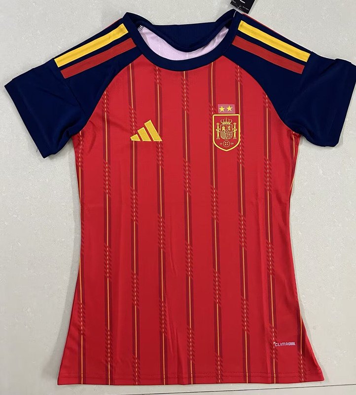 psc (6) (2 star) 2026-2027 Spain Home Red Soccer Women Jersey AAA - Image 1