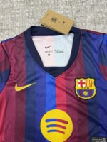2026-27 Barcelona Home Red Blue Women Short Soccer Jersey AAA - Image 2