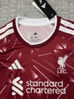 2026-27 Liverpool Home Red Women Short Soccer Jersey AAA - Image 3