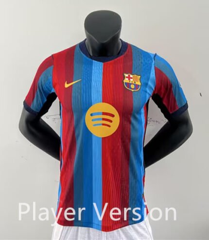 Player version 26-27 Barcelona Home Red Blue Soccer Jersey AAA