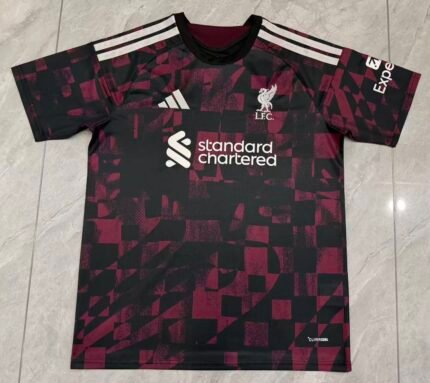 2026-2027 Liverpool 2nd Away Black Red Soccer Jersey AAA