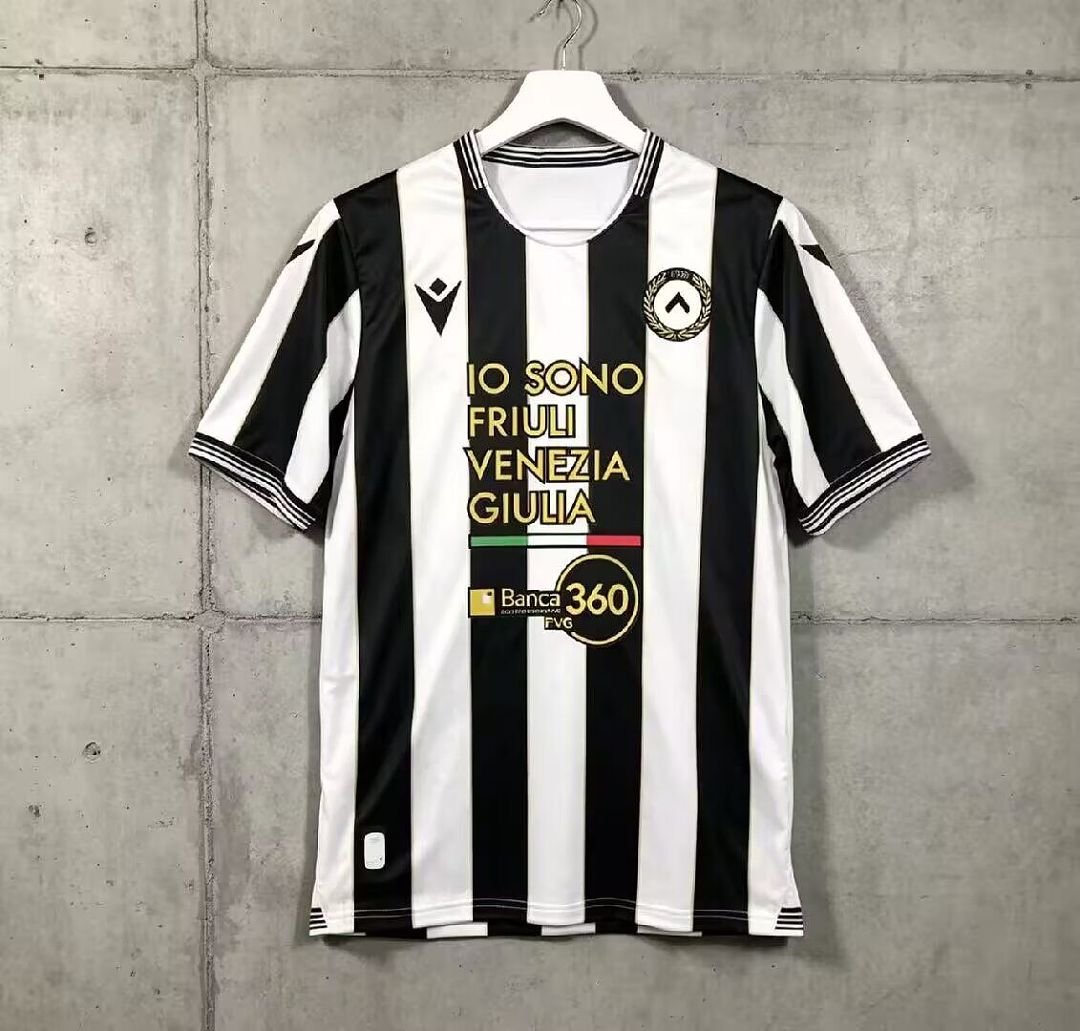 128f6ed3 2026-2027 Udinese Calcio Home Black White Soccer Jersey AAA - Image 1