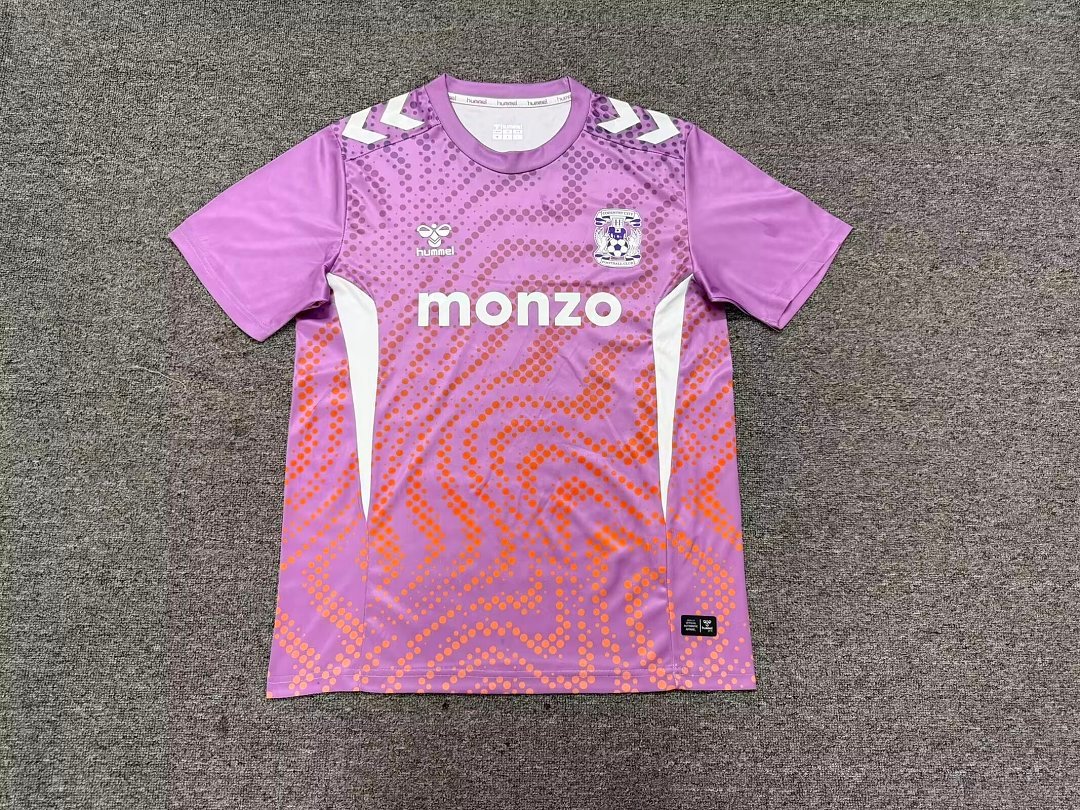 14a58677 26-27 Coventry City Third Away Pink Soccer Jersey AAA - Image 1