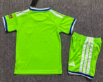 2026-27 Schalke Third Away Green  kids/youth Soccer uniform - Image 2
