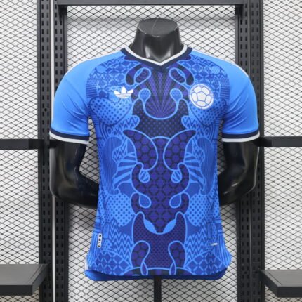 Player version 2026-27 Colombia Blue Soccer Jersey AAA