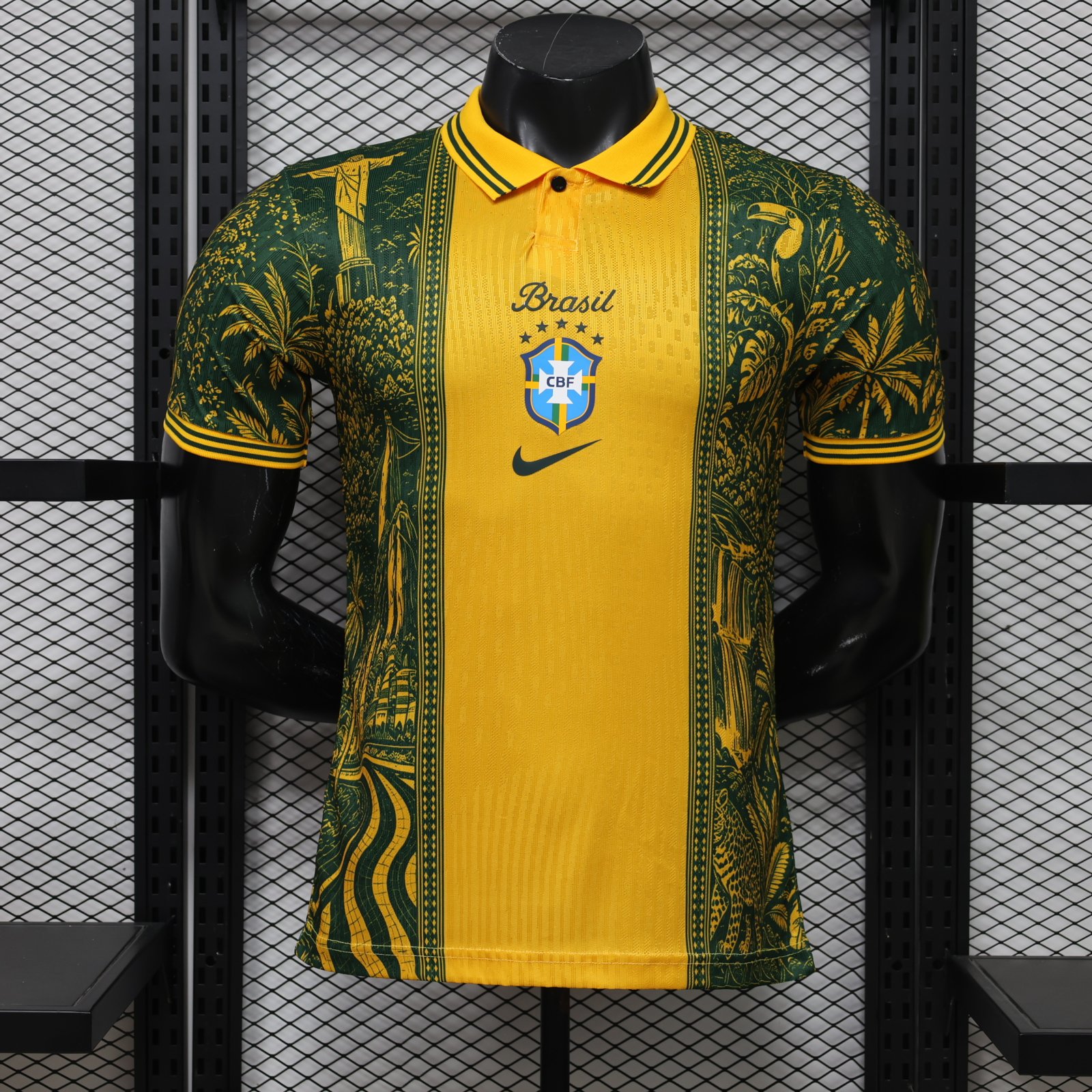 2f45a999 Player version 2026-2027 Brazil Yellow Soccer Jersey AAA - Image 1