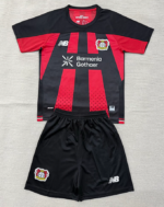 2026-2027  Bayer 04 Leverkusen Home Black Red kids/youth  Soccer uniform
