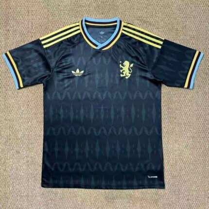 2026-2027  Aston Villa 2nd Away Black Soccer Jersey AAA