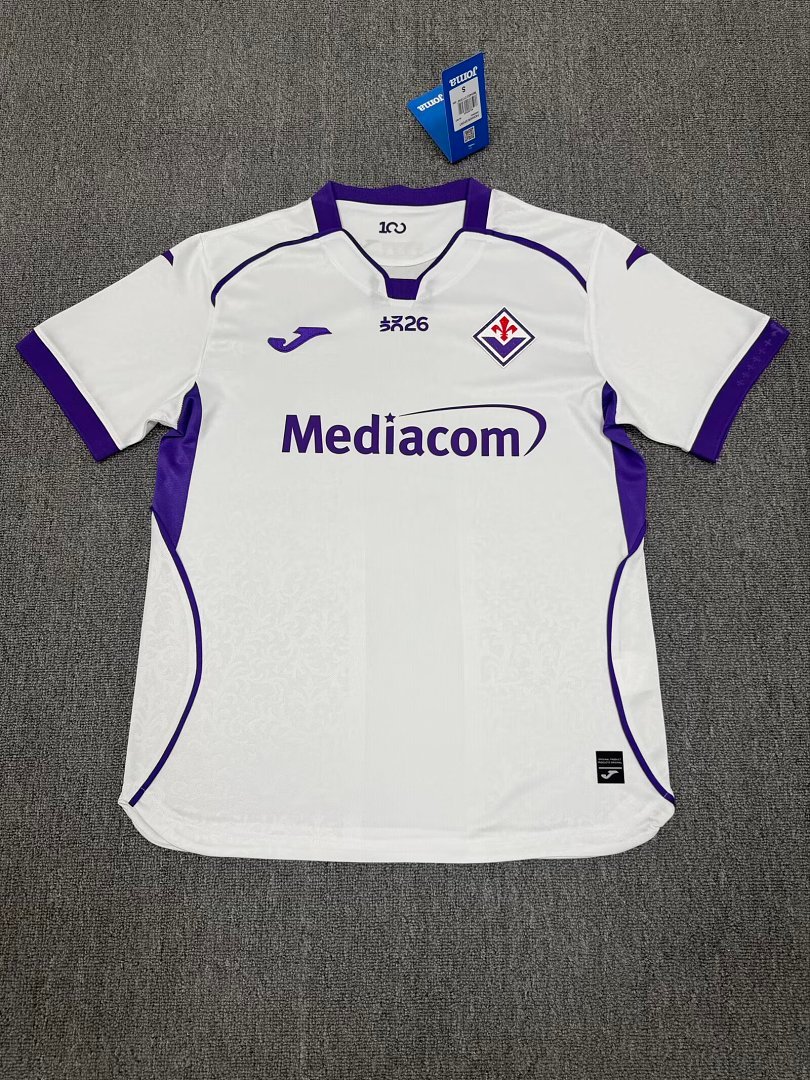 35ec1643 2026-2027 Fiorentina Away White Soccer Jersey AAA - Image 1