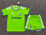 2026-27 Schalke Third Away Green  kids/youth Soccer uniform