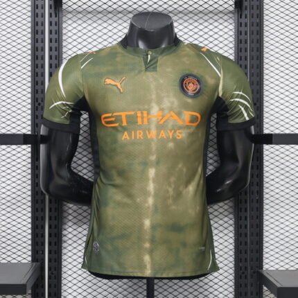 Player version 2026-2027 Manchester City 3rd Away Green Soccer Jersey AAA