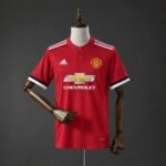 Retro version 2016-2017 Manchester United Home Red Soccer Jersey AAA