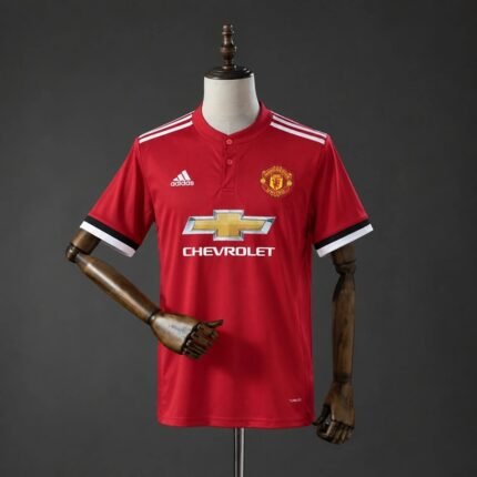 Retro version 2016-2017 Manchester United Home Red Soccer Jersey AAA
