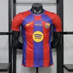 Player version Spider-Man 26-27 Barcelona Red Blue Soccer Jersey AAA