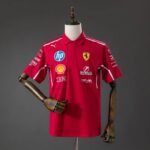 （S-5xl)2026-2027 F1 Ferrari Red Racing Polo Suit