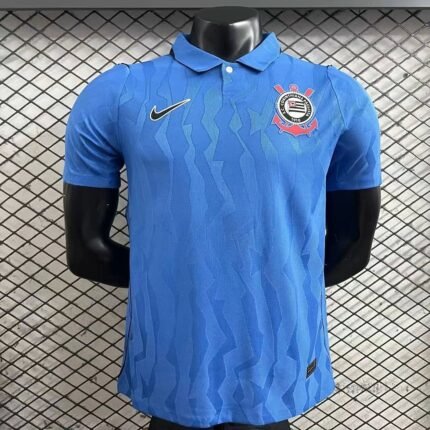 Player Version 2026-2027 Corinthians Second Away Blue  Thailand  Soccer Jersey AAA