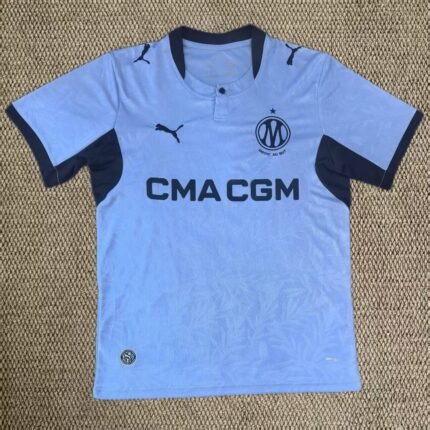 2026-2027 Olympique de Marseilles Third Away Blue Soccer Jersey AAA