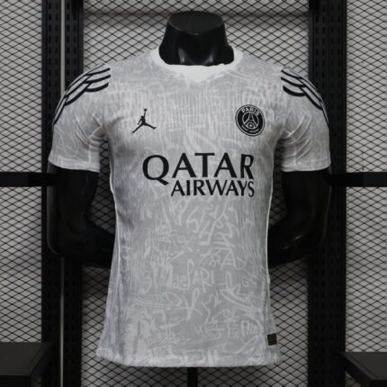 Player version 2026-27  Paris Saint-Germain 3rd Away White Grey Soccer Jersey AAA