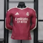 Player version 2026-2027 Real Madrid Third Away Pink Long sleeves Soccer Jersey AAA