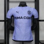 Player version 2026-27 Olympique de Marseille  Third Away Blue Purple Soccer Jersey AAA