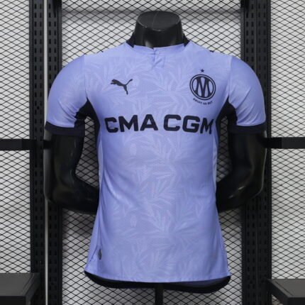 Player version 2026-27 Olympique de Marseille  Third Away Blue Purple Soccer Jersey AAA