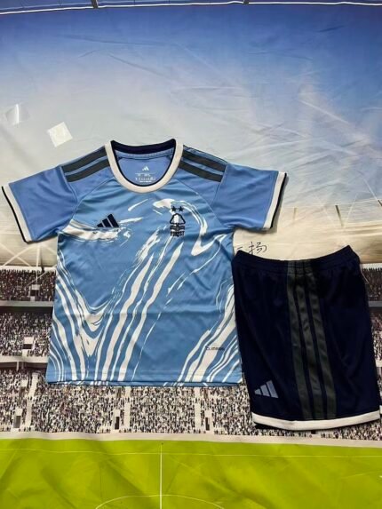 2026-2027 Nottingham Forest Third  Away Blue kids/youth  Soccer uniform