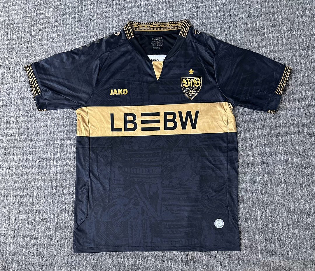 78e490e6 2026-2027 Stuttgart Black Soccer Jersey AAA - Image 1