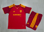 2026-2027 Roma Home Red kids/youth  Soccer uniform