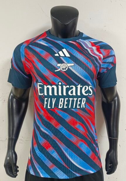 Player version 2026-2027 Arsenal Blue Red Soccer Jersey AAA