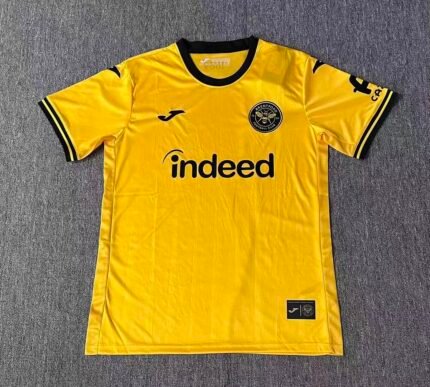 (S-4XL) 26-27 Brentford Away Yellow Soccer Jersey AAA