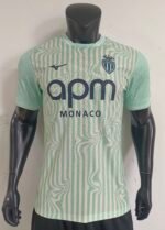 Player version 26-27 Monaco 3rd  Away Green Thailand  Soccer Jersey AAA