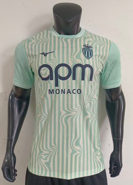 Player version 26-27 Monaco 3rd  Away Green Thailand  Soccer Jersey AAA
