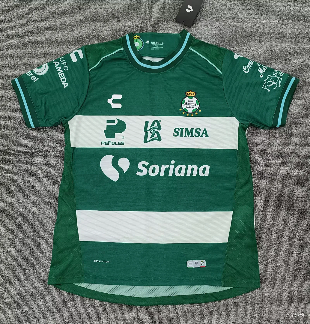 9440af73 2026-27 Santos Laguna Home Green Soccer Jersey AAA - Image 1