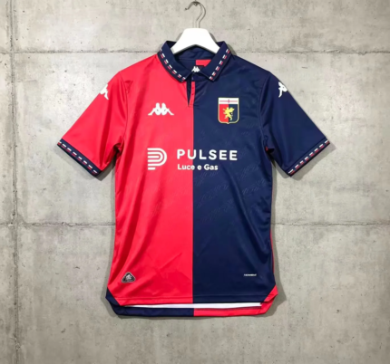 2026-2027 Genoa Home Red Blue Soccer Jersey AAA