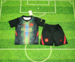 2 2026-2027  Paris Third  Away Black kids/youth  Soccer uniform