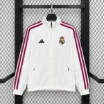 26-27 Real Madrid White Windbreaker  Soccer Jacket
