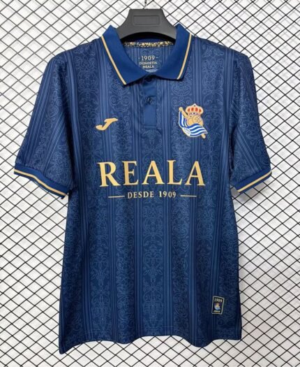 2026-27 1909 Anniversary Real Sociedad Blue Soccer Jersey AAA