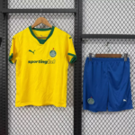 2025-26  Palmeiras 2nd Away Yellow kids/youth  Soccer uniform