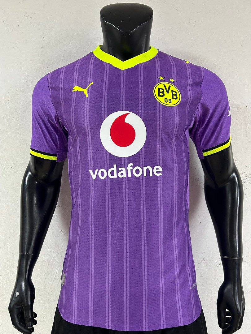 a3b41b0c 2026-27 Player Version Dortmund 3rd Away Purple Soccer Jersey AAA - Image 1